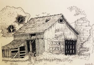 Sketches Of Barns At Paintingvalley Com Explore Collection Of