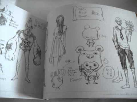 480x360 One Piece Strong World Anime Eiichiro Oda Sketch Book - Sketches Of Books