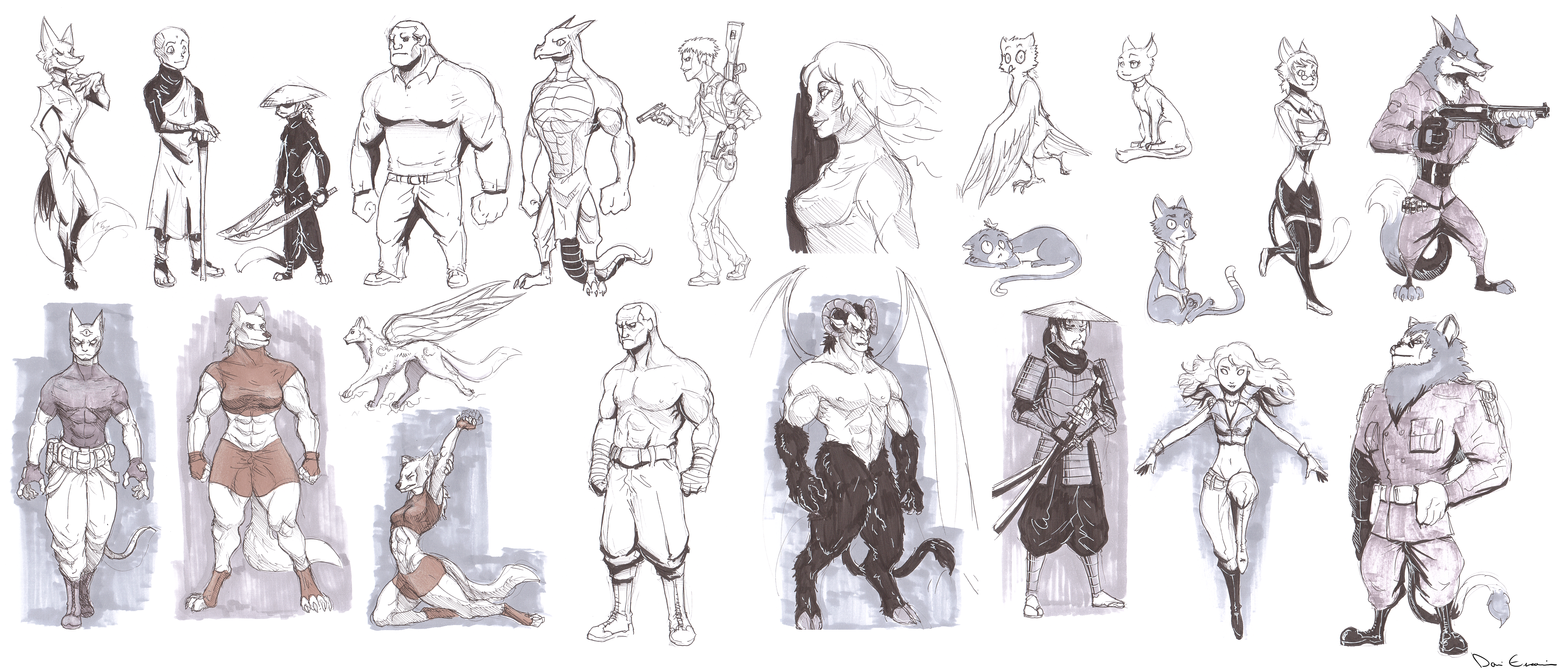 9082x3893 Character Sketch Term Paper Writing Service Ruassignmentrymr - Sketches Of Characters