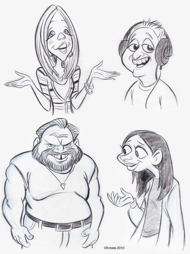 648x864 The Cartoon Cave Sketching Character Reference - Sketches Of Characters