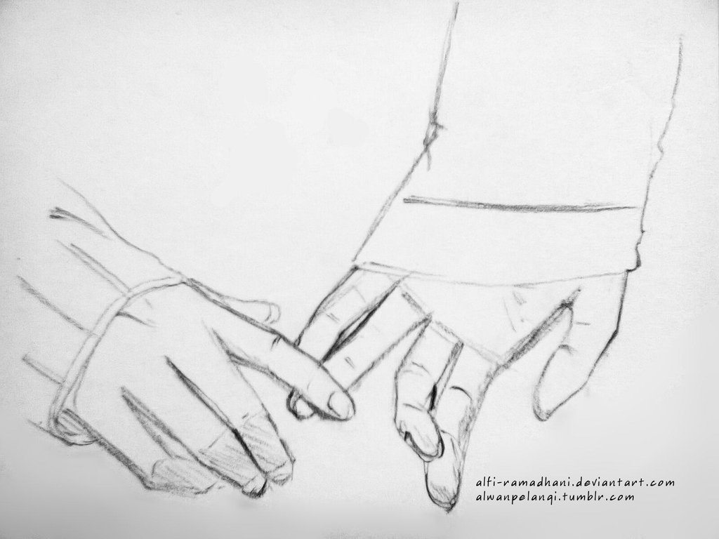 Sketches Of Couples Holding Hands at Explore
