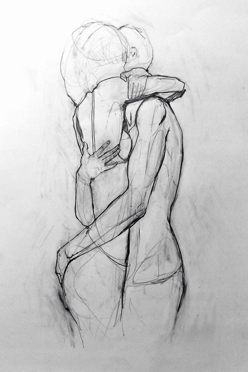 500x750 Pencil Drawings Of Couples Hugging Elegant Pencil Sketches Of - Sketches Of Couples Hugging