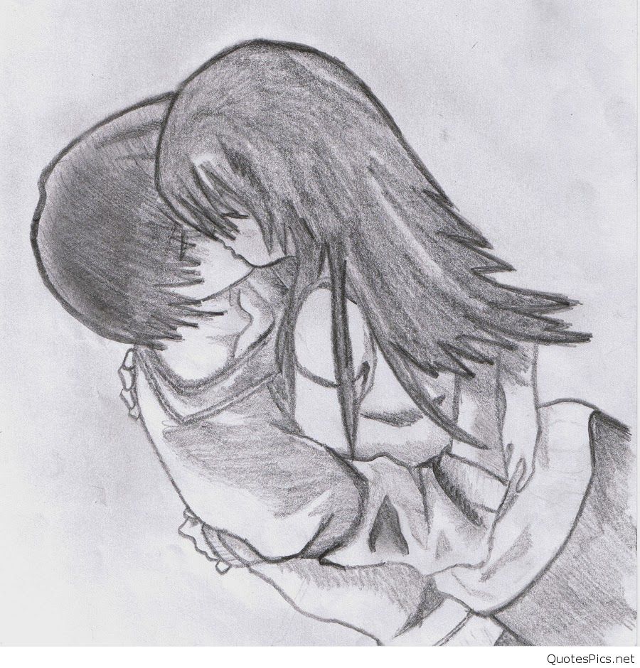 900x940 Love Couple Drawings, Pics, Quotes And Images 2016 - Sketches Of Couples In Love