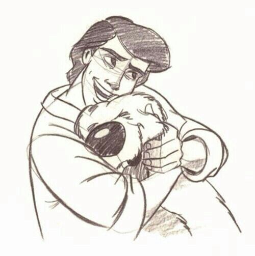 500x503 Eric Sketch Drawing Sketches, Drawings And Disney Art - Sketches Of Disney