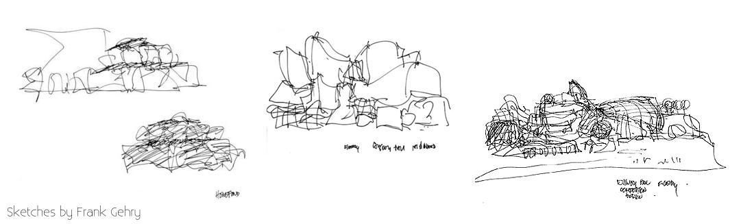 1100x327 Frank Gehry Architecture For Breakfast - Sketches Of Frank Gehry