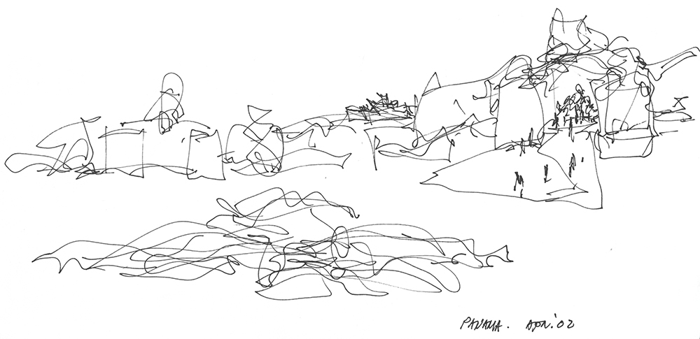 1000x485 Gehry Partners, Llp Home - Sketches Of Frank Gehry