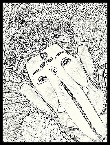 380x500 Lord Ganesha - Sketches Of God Ganesha