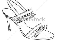 200x140 Heels Sketch High Heel Shoe Vector Icon Isolated On Background - Sketches Of High Heel Shoes
