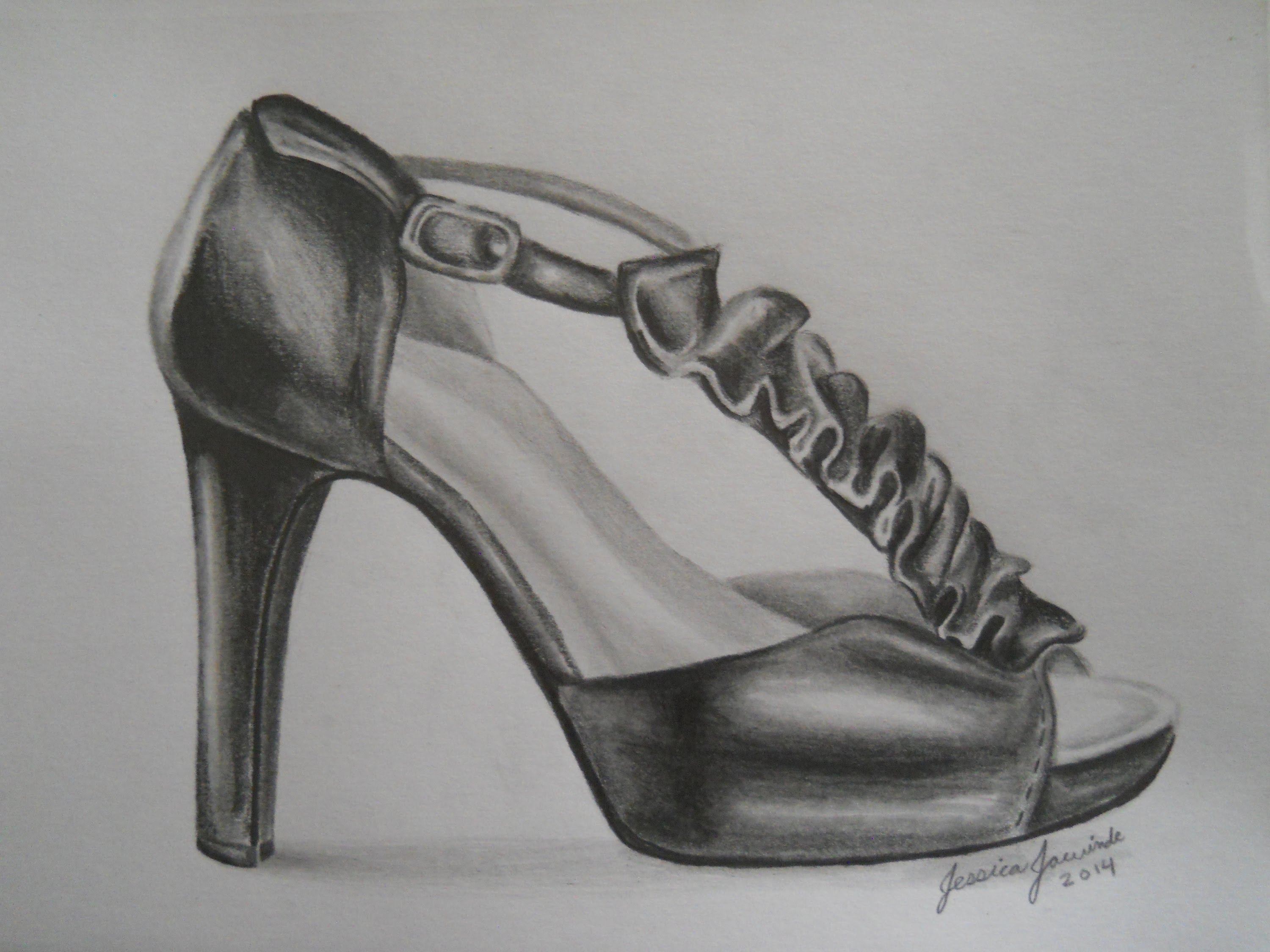 Sketches Of High Heel Shoes at Explore collection