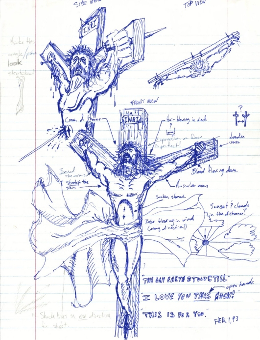 531x692 Jesus On The Cross - Sketches Of Jesus On The Cross