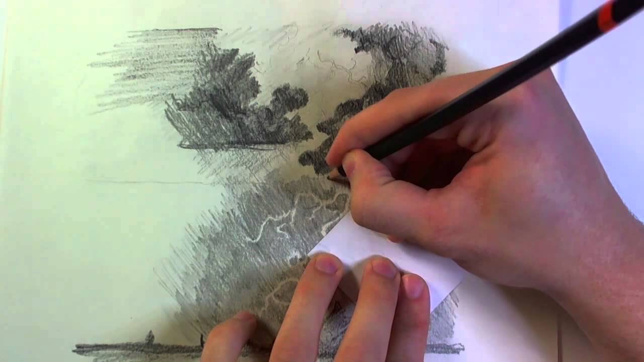 1280x720 Sketching Lightning And Clouds - Sketches Of Lightning