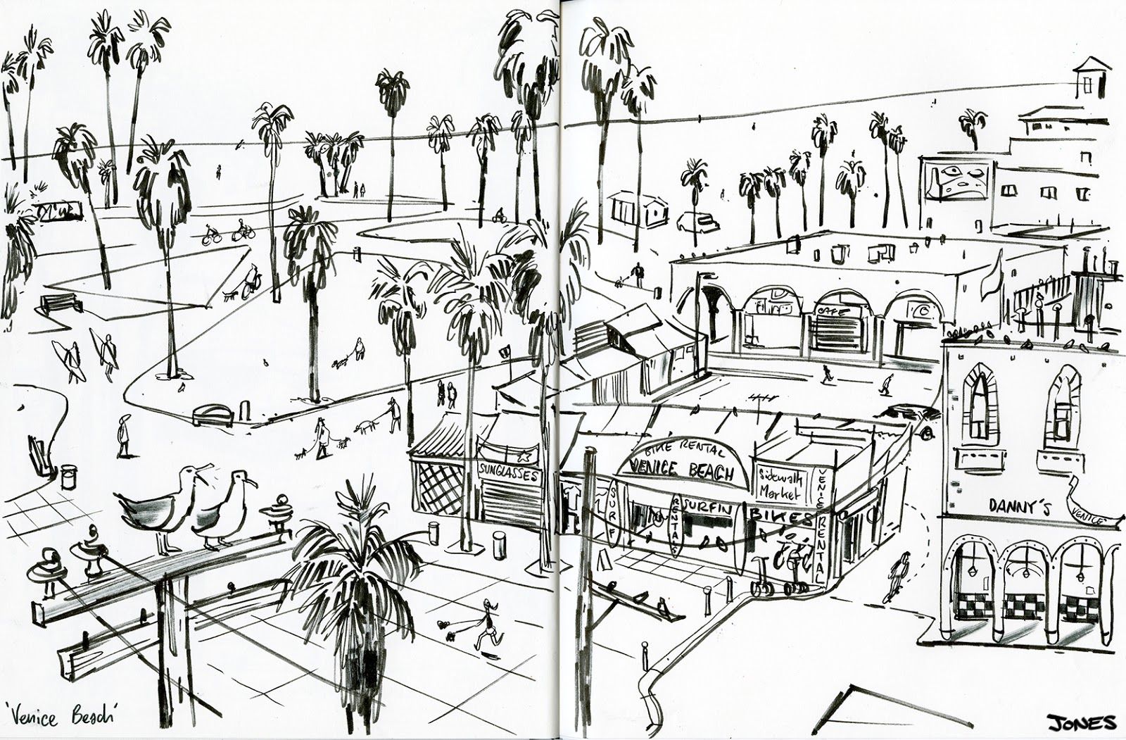 Sketches Of Los Angeles at Explore collection of