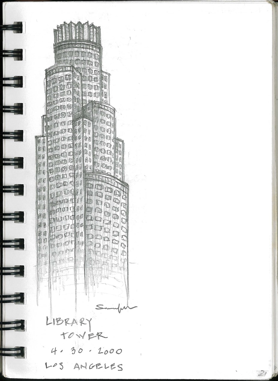 927x1269 Usa, + Canada Wanderluster - Sketches Of Los Angeles