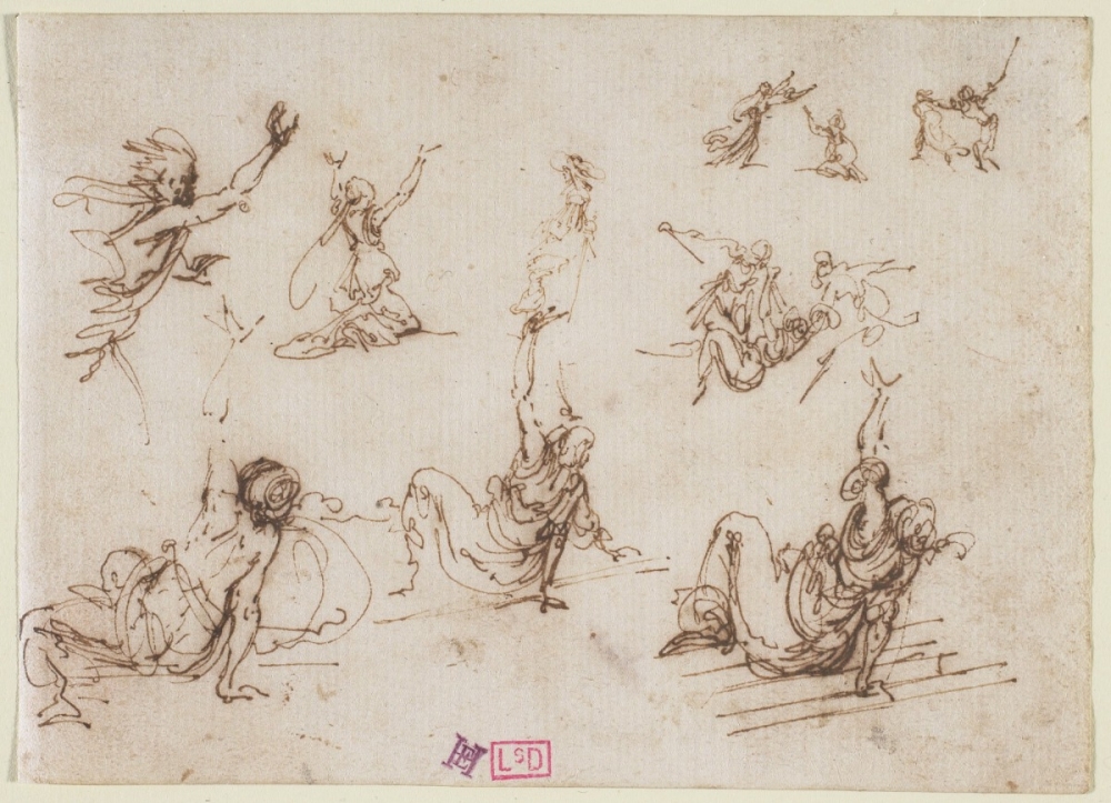 1000x723 Sketches Of Men And Women In Various Attitudes National Gallery - Sketches Of Men