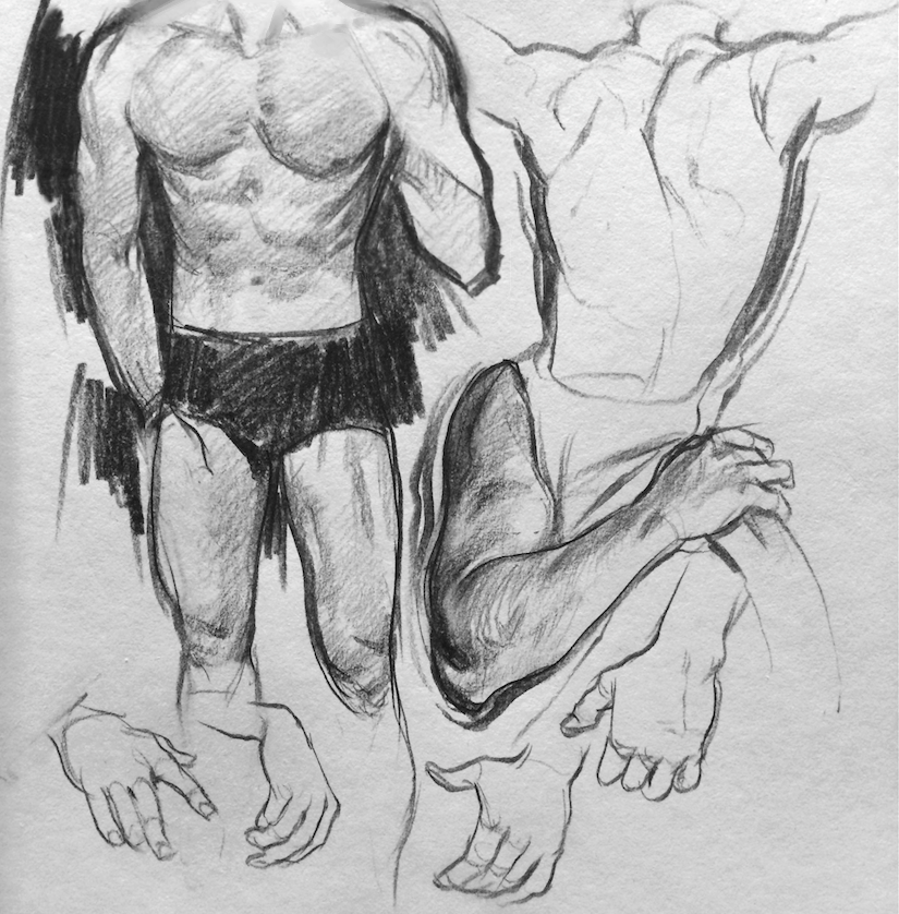 825x838 Sketches Of Men By Vetyr - Sketches Of Men