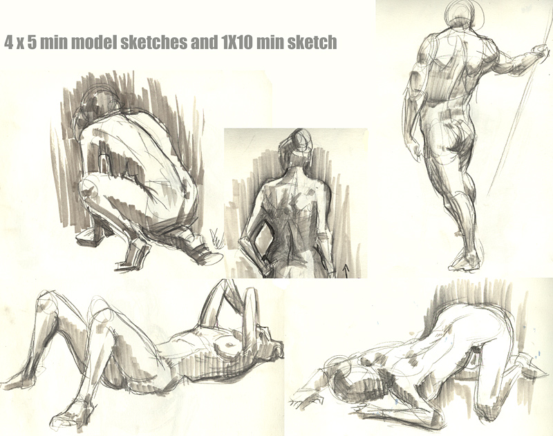 800x631 Model Sketches By Fealasy - Sketches Of Models