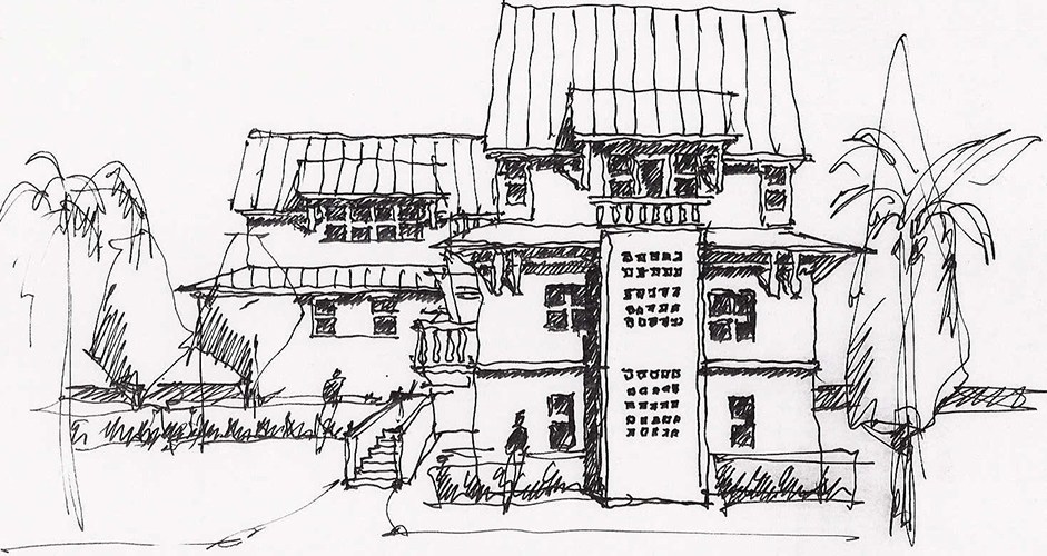 941x500 Sketches Amp Models Giblin Architecture Charlotte Nc - Sketches Of Models