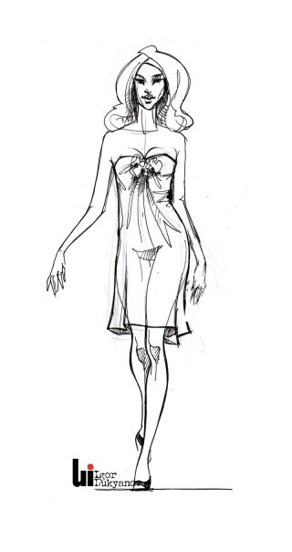 320x604 Fashion Sketches Fashion Illustrations By Igor Lukyanov - Sketches Of Models