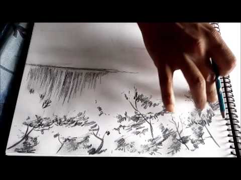 480x360 Pencil Sketch Of Nature(Hd) - Sketches Of Nature