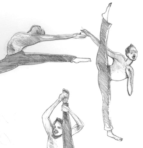 479x496 Sketches Of Dancers Illustration And Musings - Sketches Of People Dancing