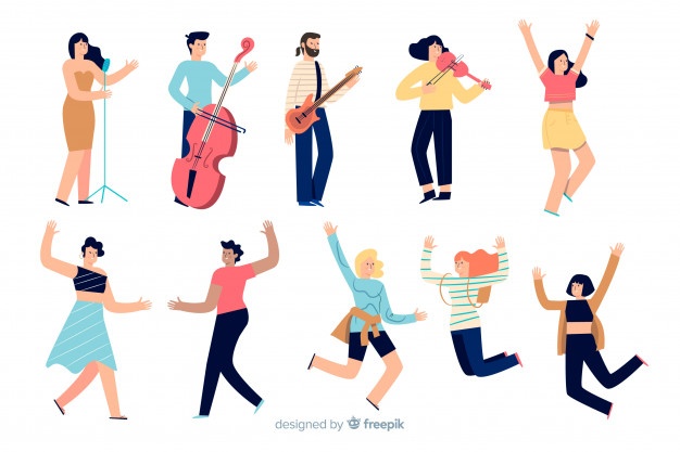 626x417 Dance Vectors, Photos And Psd Files Free Download - Sketches Of People Dancing