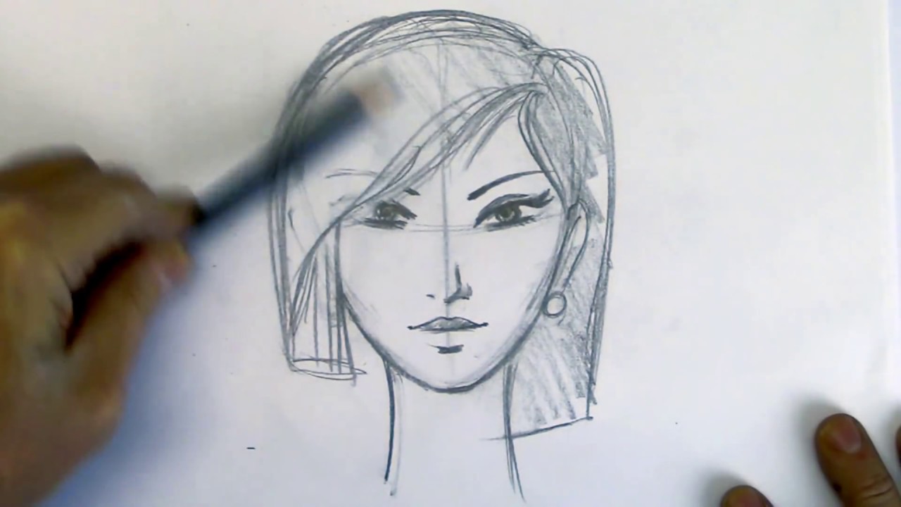 1280x720 How To Draw And Sketch People - Sketches Of Peoples Faces