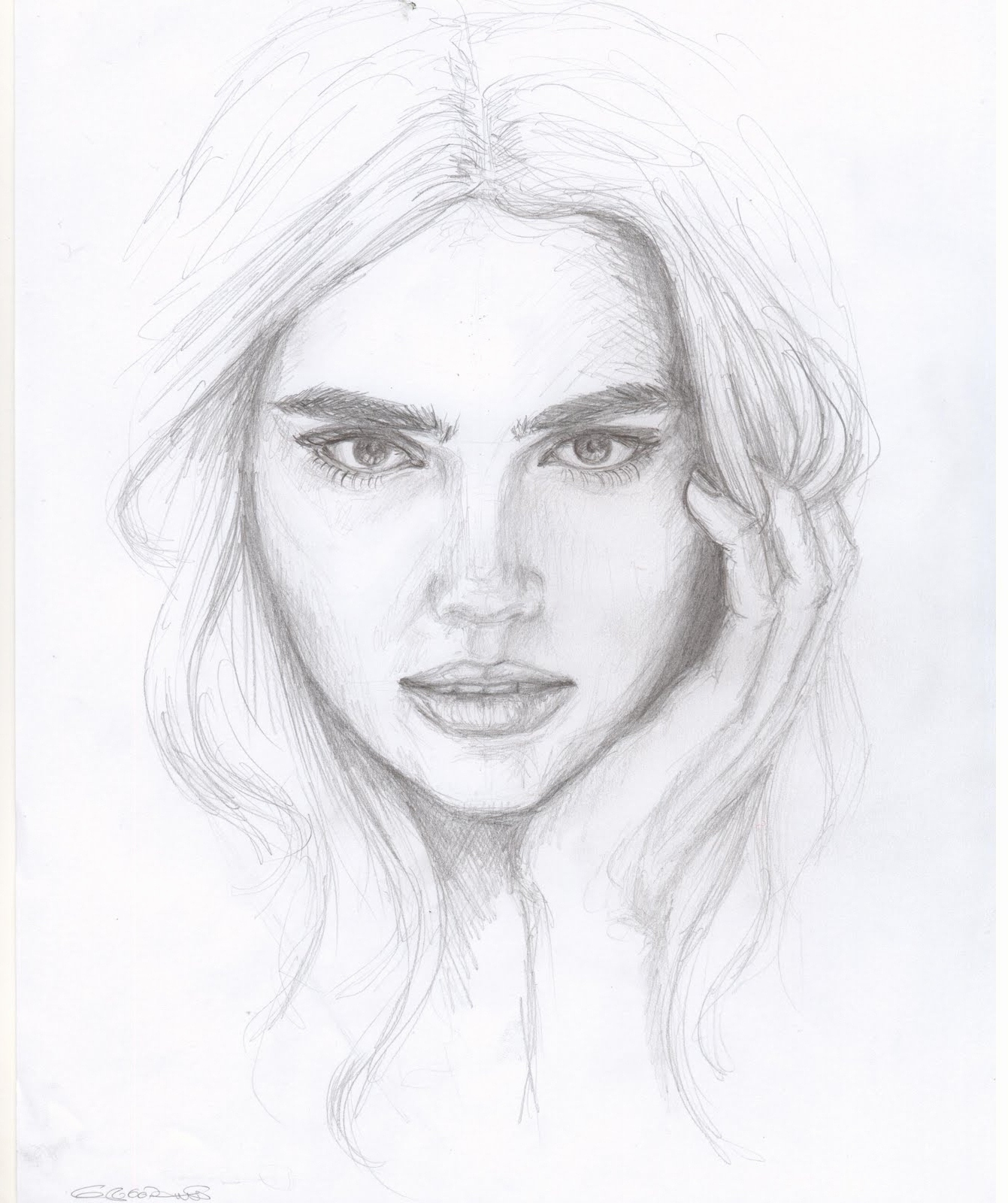 Sketches Of Peoples Faces at Explore collection of