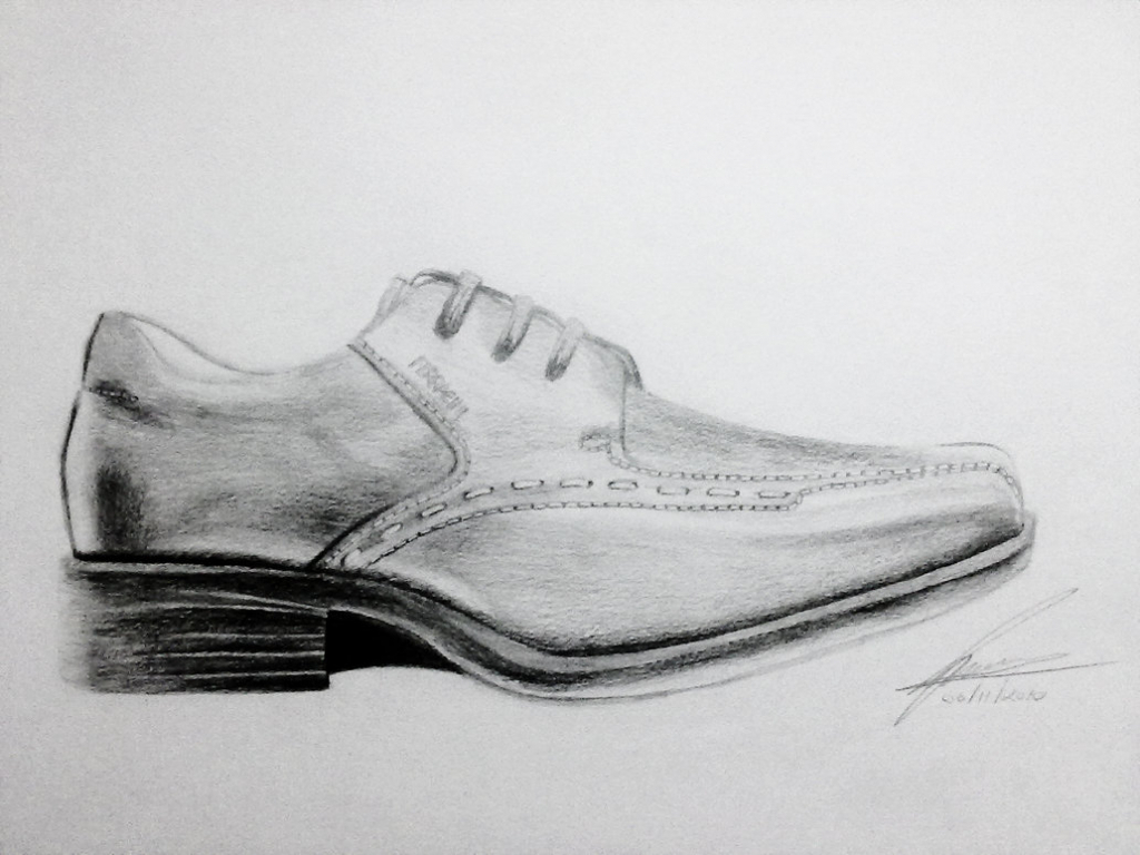 Sketches Of Shoes at PaintingValley.com | Explore collection of ...