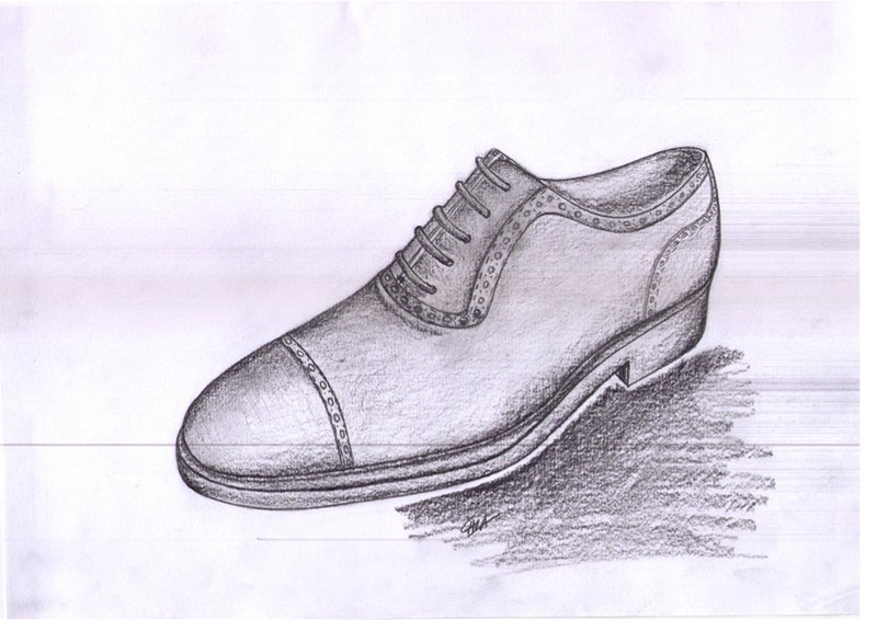 Sketches Of Shoes at PaintingValley.com | Explore collection of ...