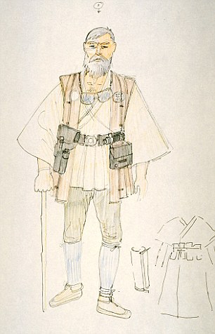 306x476 How Star Wars Could Have Looked Early Sketches For The First - Sketches Of Star Wars