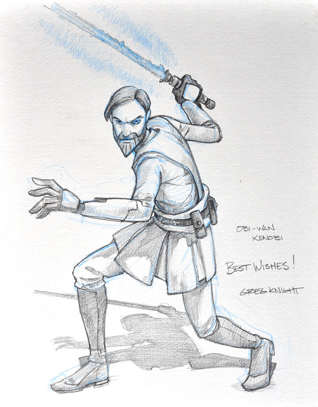 625x800 Star Wars Gregknightart - Sketches Of Star Wars