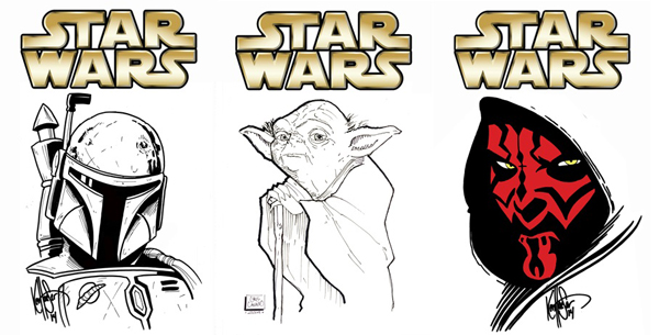 600x305 Dynamic - Sketches Of Star Wars