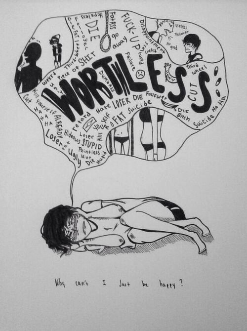 depressing tumblr drawings