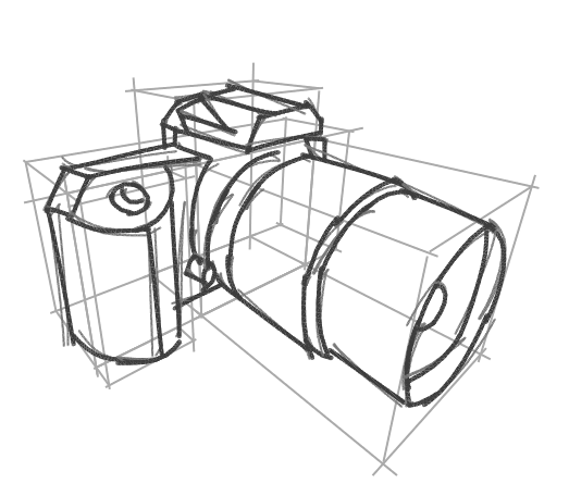 Sketching 3d Objects at PaintingValley.com | Explore collection of ...