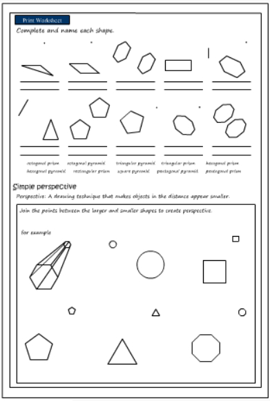 391x581 Sketching 3d Objects, Mathematics Skills Online, Interactive - Sketching 3d Objects
