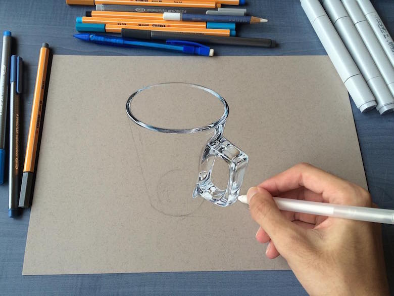 780x585 This Artist Creates 3d Drawings That Look Incredibly Real - Sketching 3d Objects
