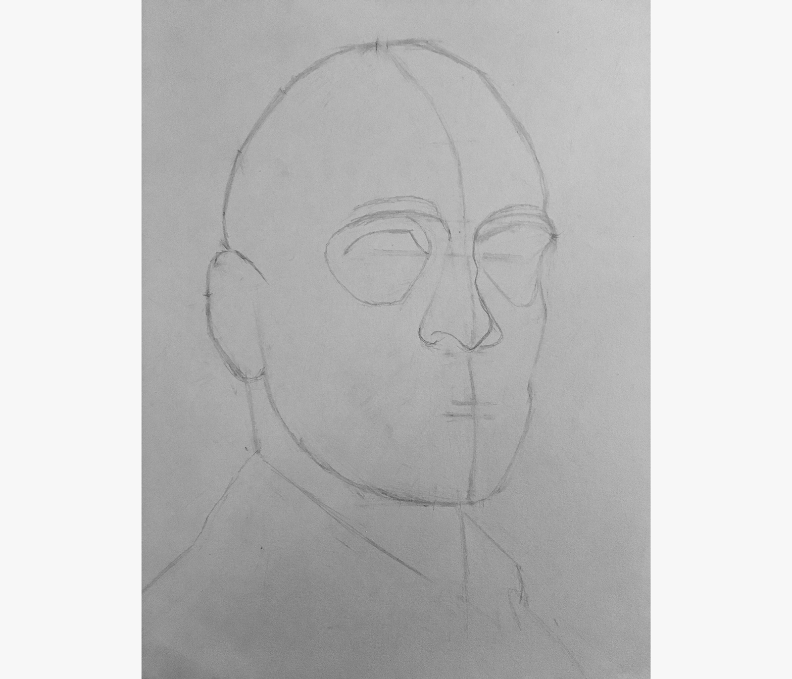 1600x1371 How I Learned To Draw Realistic Portraits In Only 30 Days - Sketching 3d Shapes