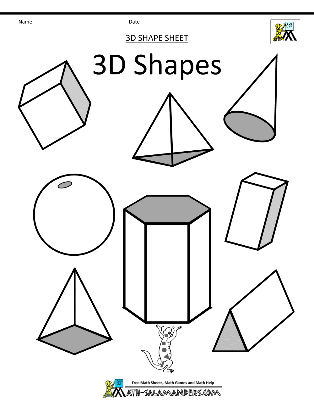 1000x1294 How To Draw 3d Simple Geometric Shapes Drawing And Coloring For - Sketching 3d Shapes