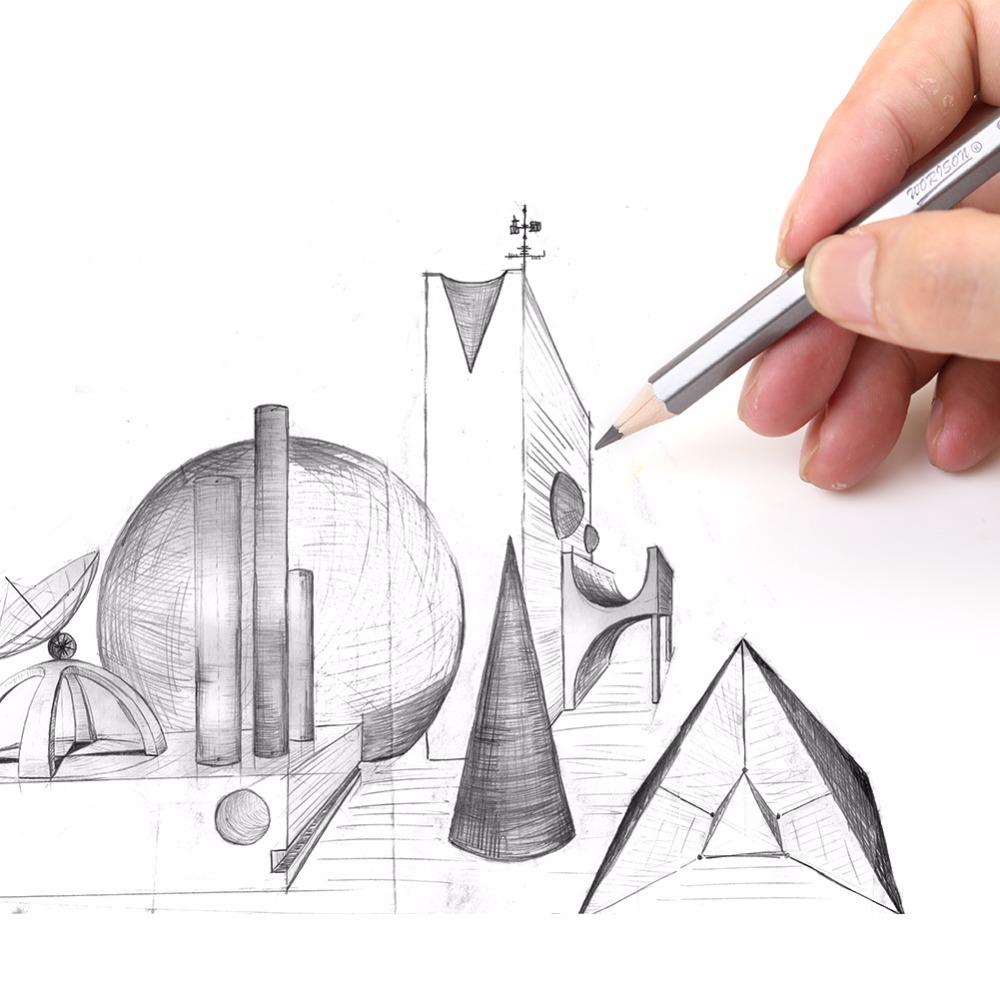 1000x1000 Professional Sketching Pencil Set Gizmosified - Sketching Gift Set