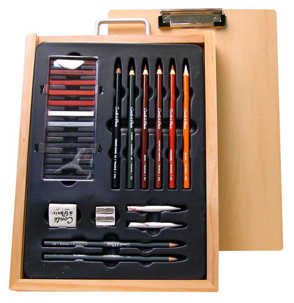 971x1000 Conte A Paris Sketching Gift Box, Design Amp Craft, Art Amp Prints On - Sketching Gift Set