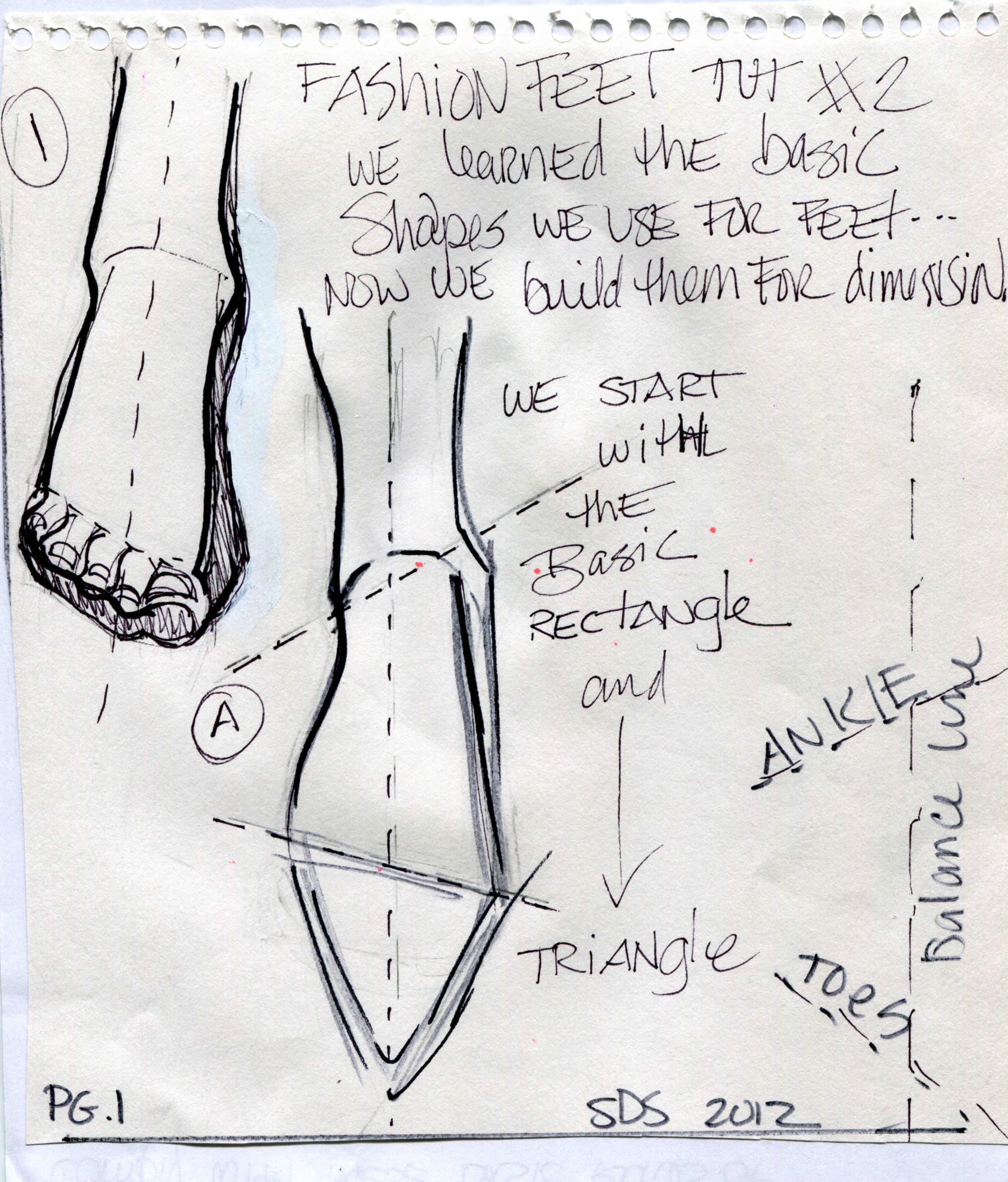 2448x2871 For Students Foot Tut 1 References For My Sketching Class - Sketching Lessons