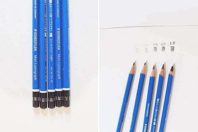 650x433 Get Better At What You Love! Drawing Basics + Tips For Beginners - Sketching Pencils Types
