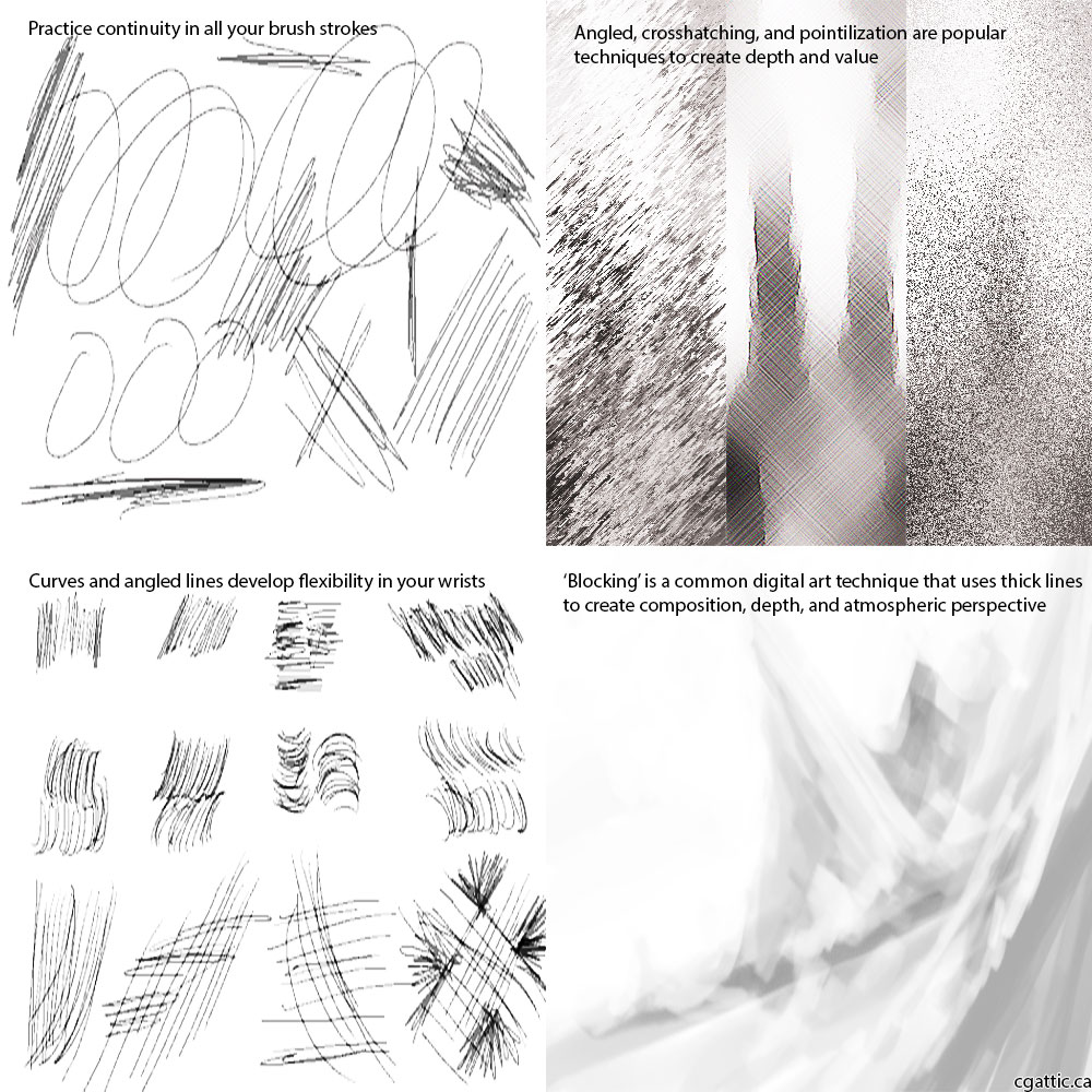 1000x1000 Sketching Techniques In 4 Steps With Photoshop - Sketching Skills