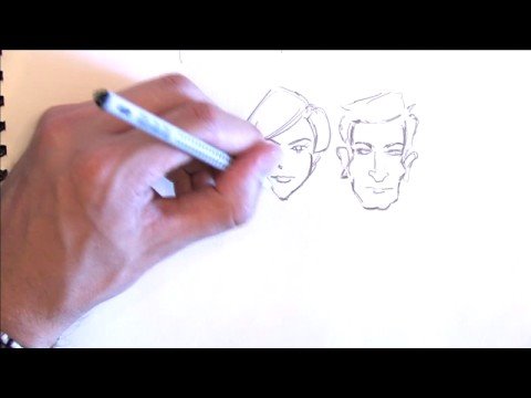 480x360 Illustration Amp Drawing Tips How To Sketch People - Sketching Someone
