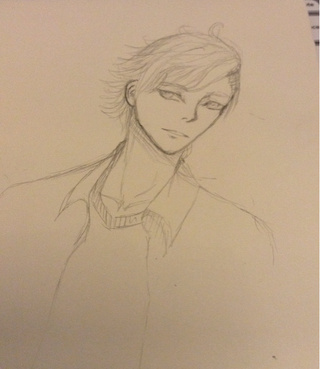 320x369 Sketching Someone From Kamen Rider Haha - Sketching Someone