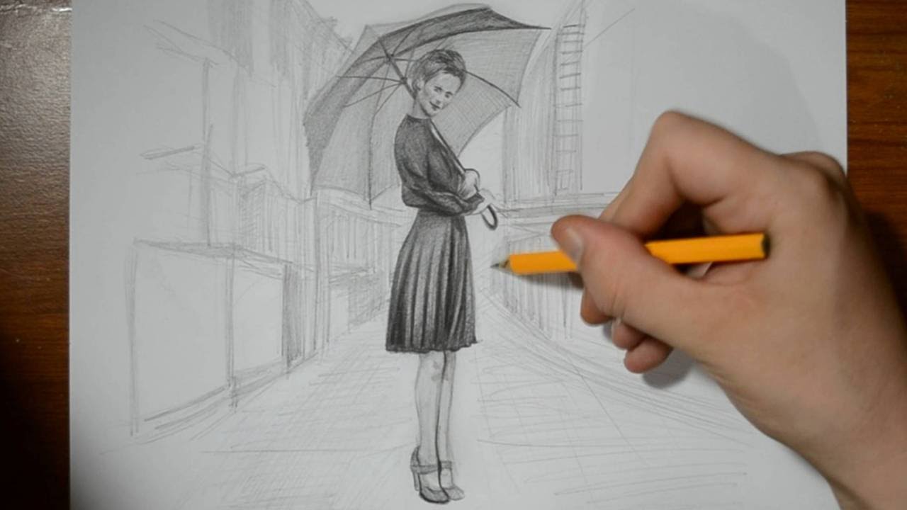 1280x720 How I Sketch A Person - Sketching Someone