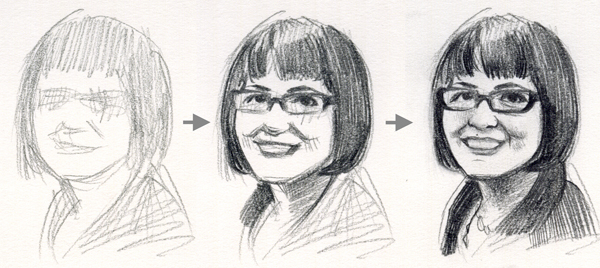 600x268 Drawing A Self Portrait 4 Essential Tips - Sketching Tips