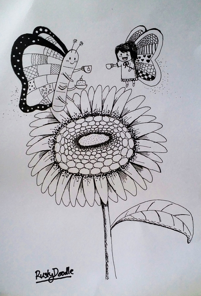 680x1001 Markers Rusty Doodle - Sketching With Markers