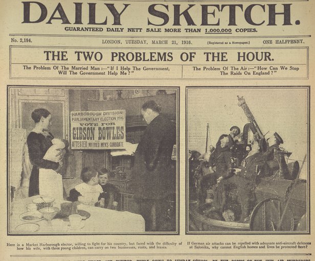 616x510 Daily Sketch, Number 2194, March 21, 1916 - Sketchs World Division