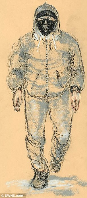 306x695 Brave Woman Tells Ski Mask Wearing Rapist To Come Forward Daily - Ski Mask Sketch